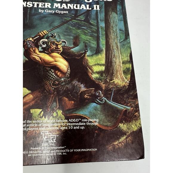Advanced Dungeons & Dragons Monster Manual II 2 1983 Hardcover TSR #2016 AD&D - Picture 7 of 14